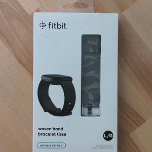 Fitbit sense and versa 3 camo watchband size large